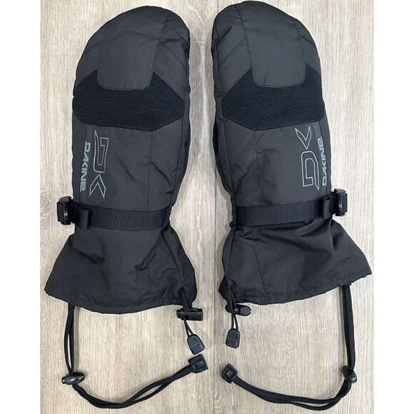 Dakine Leather Scout Black Snowboard/Ski Mitts Mittens Men’s Size Large - Picture 1 of 3